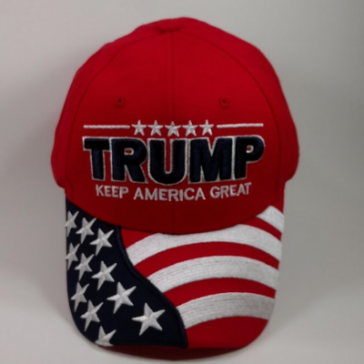 American Flag TRUMP "Keep America Great" Cap – Available in four colors