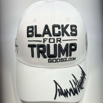 Blacks For Trump Cap - Available in White