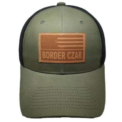 Border Czar Trucker Cap - Available in Olive Green