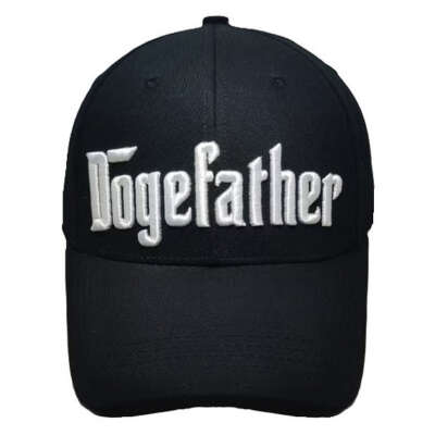 Dogefather Cap - Available in Black