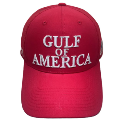 Gulf of America Trucker Cap - Available in Red