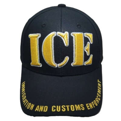 ICE Gold Embroidered Cap - Available in Black