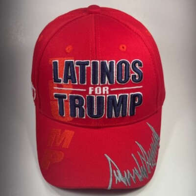 Latinos For Trump Cap - Available in Red or Blue