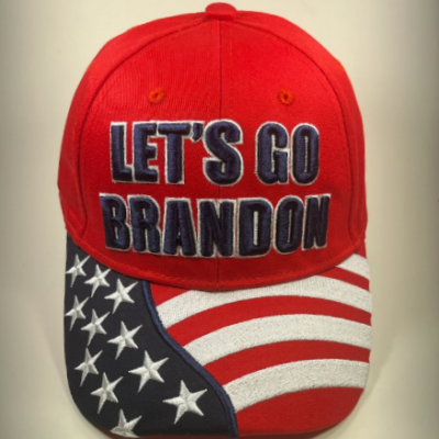 Let's Go Brandon American Flag Cap – Available in Red, White, Blue & Black