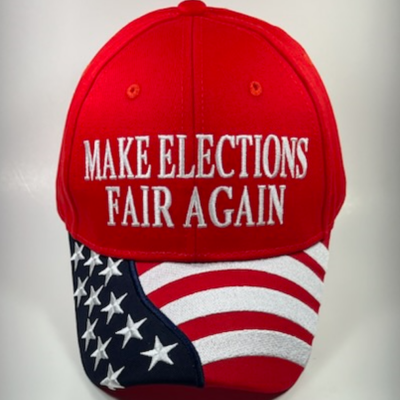 Make Elections Fair Again Cap - Available in Red