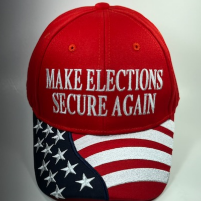 Make Elections Secure Again Cap - Available in Red