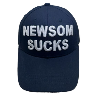 Newsom Sucks Cap - Available in Blue