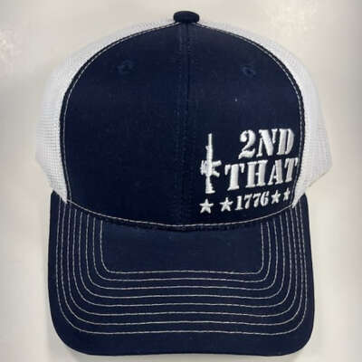 Second That 1776 Trucker Cap - Available in Dark Blue