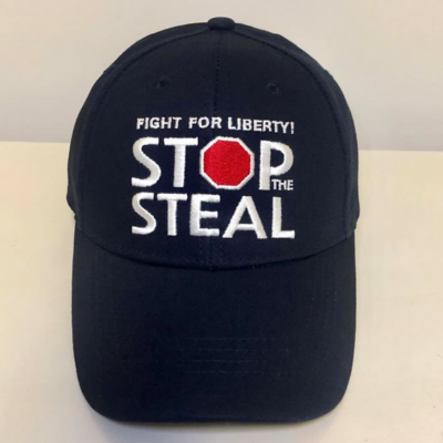 "Stop The Steal" Cap - Available in Navy Blue