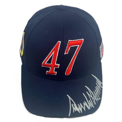 Trump 47 Cap - Available in Navy Blue
