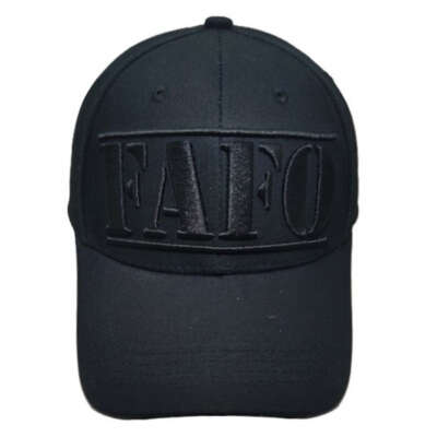 Trump Dark FAFO Cap - Available in Black