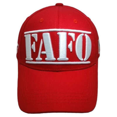 Trump FAFO Cap - Available in Red