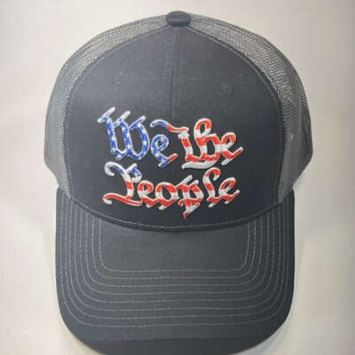 We The People Trucker Cap - Available in Black