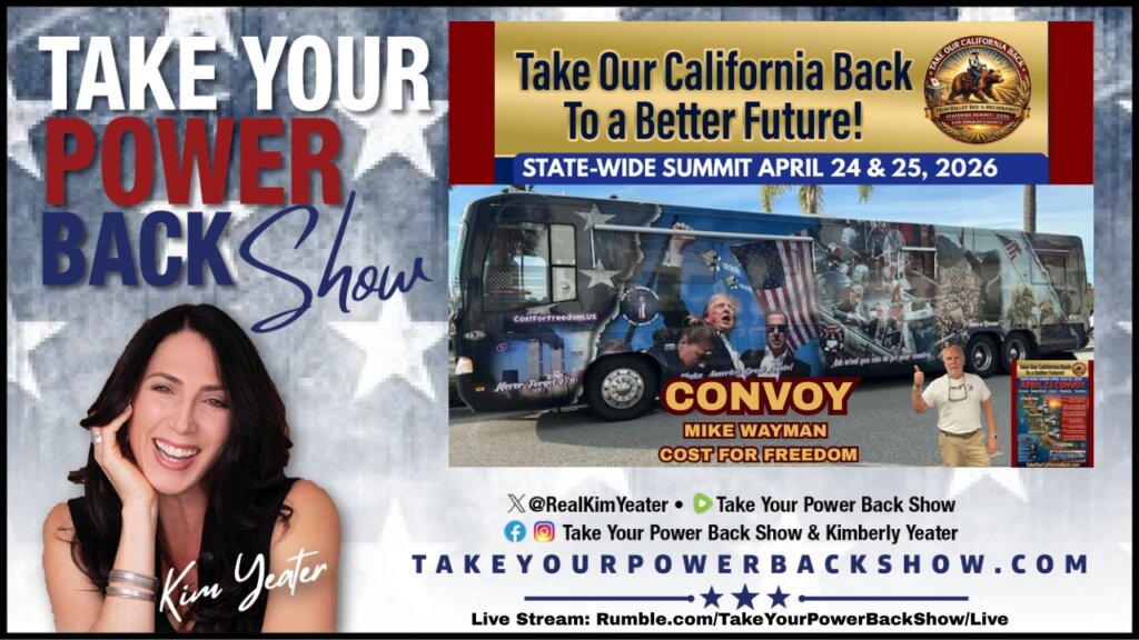 Take Your Power Back show - MotorHome Convoy - April 24-25, 2026